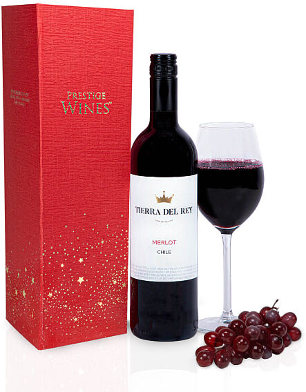 123 Flowers Red Wine Gift