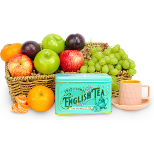 123 Flowers Fruit and Tea Hamper