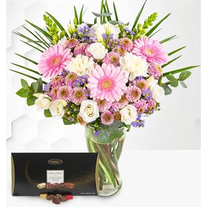 123 Flowers Blushing Elegance Cocoa Gift