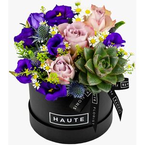 Haute Florist Serene Beauty - Mini Hat Box Flowers - Hat Box Flowers - Hat Box Flower Delivery - Luxury Hat Box Flowers - Flower Delivery