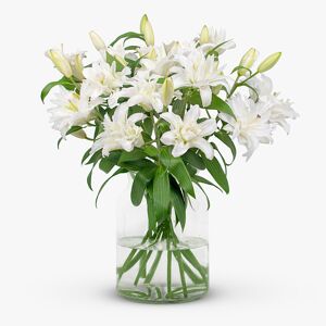 Haute Florist White Double-Lillies