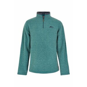 Weird Fish Newark Eco 1/4 Zip Grid Fleece Leaf Green Size XL - Mens