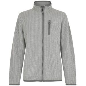 Weird Fish Rossten Eco Full Zip Grid Fleece Steel Grey Size 4XL - Mens