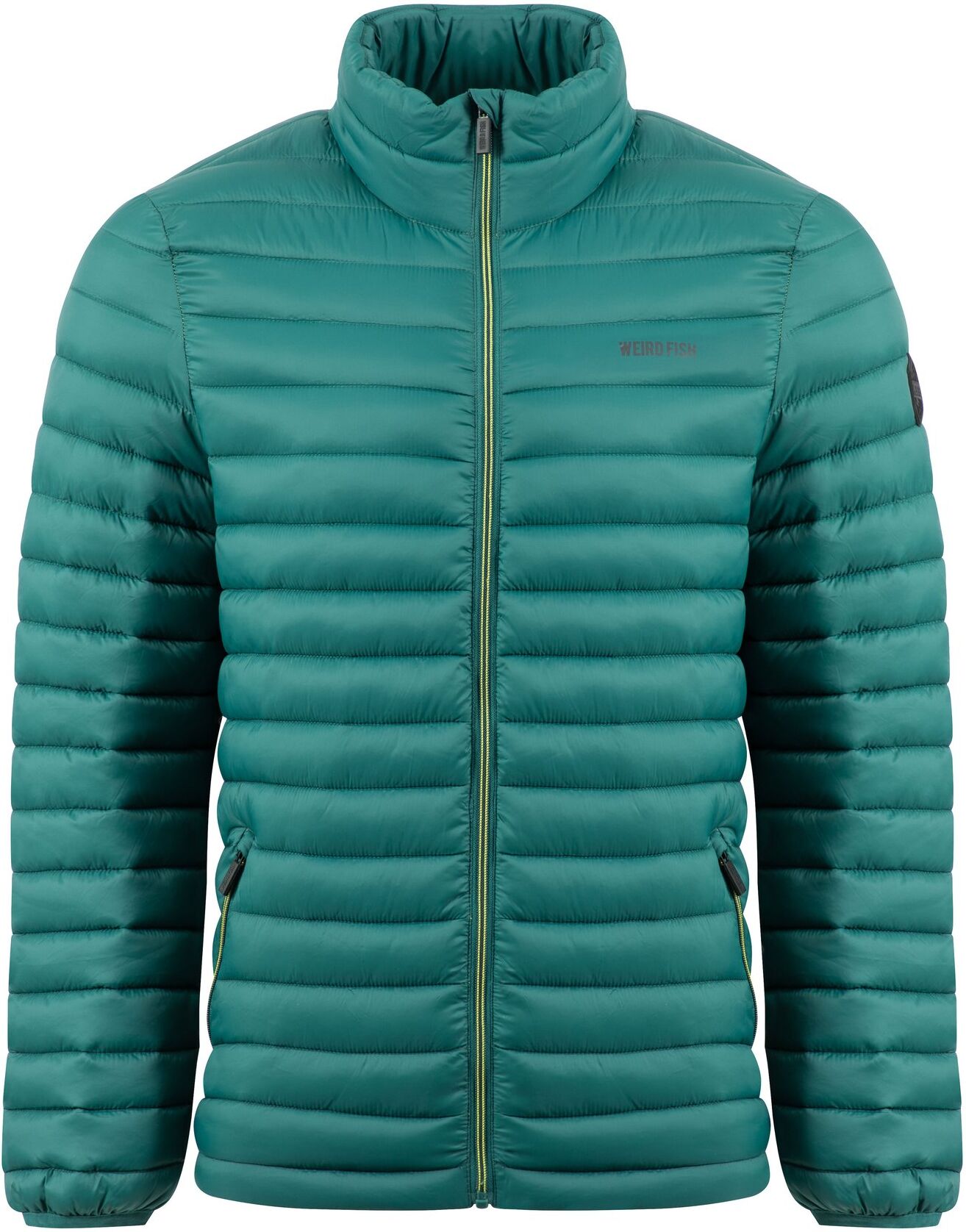 Weird Fish Crantock Lightweight Showerproof Padded Jacket Cedar Green Size 2XL - christmas mens-winter-warmers men men all-mens men coats-jackets men coats-jackets coats new-arrivals all new-arrivals mens offers all-offers offers mens-off