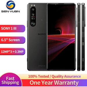 Original Sony Xperia 1 III 5G Mobile Phone 6.5'' Dual SIM 12GB RAM 256GB/512GB ROM Triple Camera 4G CellPhone Android SmartPhone