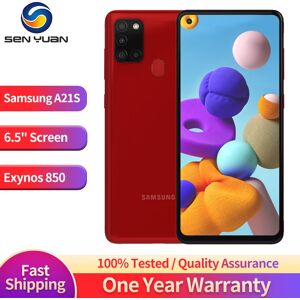 Original Samsung Galaxy A21s A217F 4G Mobile Phone Dual SIM 6.5'' 3GB+32GB 4GB+64GB ROM CellPhone Octa Core Android SmartPhone