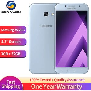 Unlocked Original Samsung Galaxy A5 2017 A520F 4G Mobile Phone Single SIM 5.2'' 3GB RAM 32GB ROM CellPhone Android SmartPhone