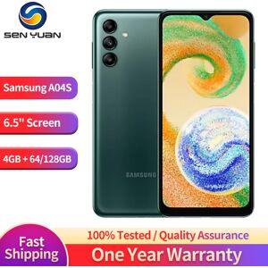 Original Samsung Galaxy A04s 4G Mobile Phone Dual SIM 6.5'' 4GB RAM 64GB/128GB ROM Triple Cameras Octa-Core Android SmartPhone