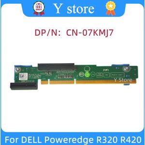 Y Store Genuine For DELL Poweredge R320 R420 2P Riser Card Slot 1 PCI-E X16 2.0 x16 7KMJ7 07KMJ7 0HC547 HC547 Dual CPU Riser