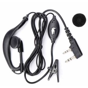 5PC G Shape 2Pin Headphone Earpiece Headset Walkie Talkie For Kenwood Baofeng UV-5R BF-888S UV-82 RETEVIS H777 RT7 For QUANSHENG
