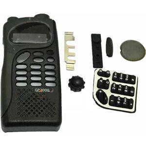 Black Housing Case Front Cover Case Shell Keyboard Button Knob For Motorola GP2000 Radio Walkie Talkie