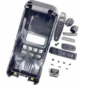 Black Replacement Housing Case Front Cover+Knob+Dust Cover For Kenwood TK3317 TK3312 TK2317 TK2312 Portable Radio Walkie Talkie