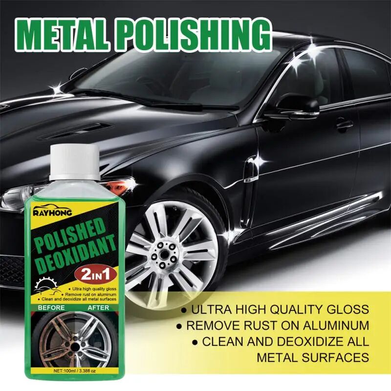 Automobile Refurbishment Agent Harmless Non Toxic Multifunction Portable Car Accessories Polishing Rust Remover 2 In 1 Durable