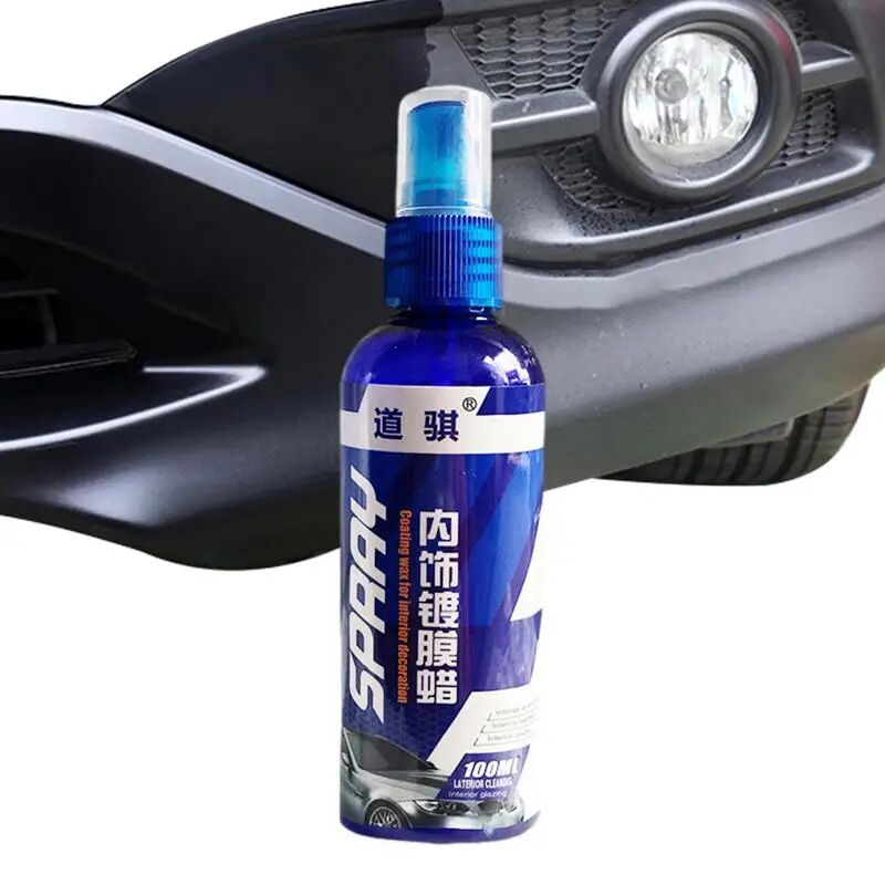 Automotive Interior Cleaner 100ml Car Cleaning Supplies Kit Refurbishment Agent Leather Conditioner For Carpet Upholstery Fabric