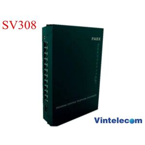 Hot sell VinTelecom SV308 3CO+8Ext PBX / Telephone Exchanger /Phone system/ Mini PABX / SOHO PBX / Small PABX-Promotion