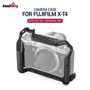 SmallRig XT4 Camera Cage for FUJIFILM X-T4 Camera Formfitting Full Cage W/ Shoe Mount Mutiful Thread Holes for DIY Options 2808