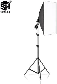 Photography Softbox Lighting Kits 50x70CM Professional Continuous Light System Soft box For Photo Studio Equipment