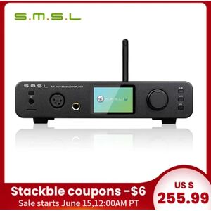 SMSL DP3 DSD HIFI Digital Turntable Hard Disk Balanced and Unbalanced Headphone Amplifier WIFI Network Music Player