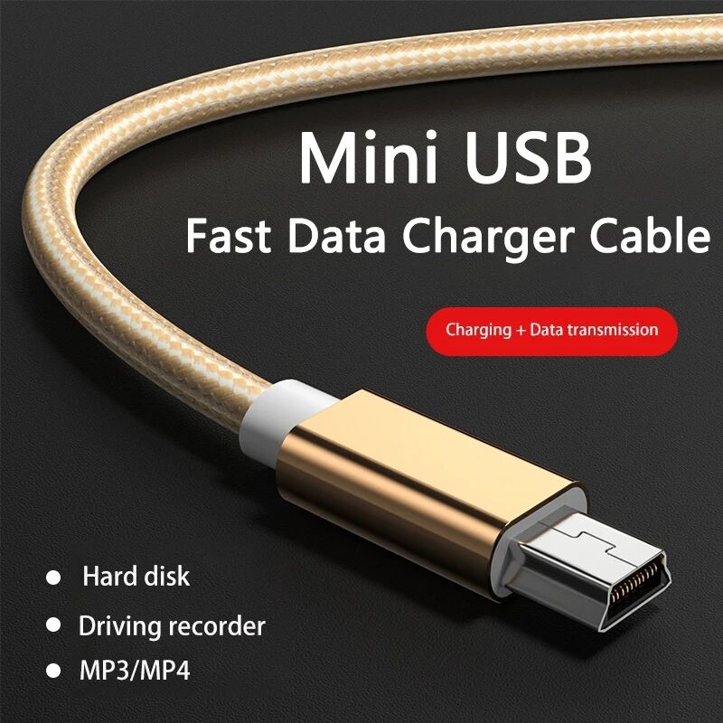 Mini USB Cable Mini USB To USB  Data Charger Cable for MP3 MP4 Player Car DVR GPS Digital Camera HDD Phone Accessories