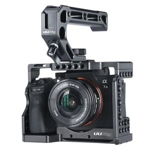 UURig C-A73 Camera Cage for Sony a7iii A7R3 A7M3I Standard Arca-Style Quick Release Plate with Top Handle Grip Sony A7III