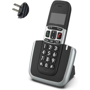 Cordless Phone Low Radiation with Answering Machine CallerID Display and Call Waiting for Business Office or Home Use