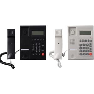 Corded Landline Phone Big Button Household Hotel Business Desktop Landline Telephone with LCD Display KX-T2015