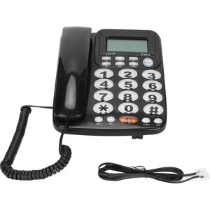 Large Buttons Landline Phone Caller ID Tilt Display Desk Corded Telephone Adjustable Sound Volume For Home Office Hotel