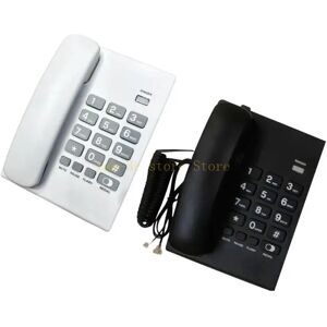 Corded Landline Phone Big Button Landline Phones Fixed Telephone for Office Home D0UA