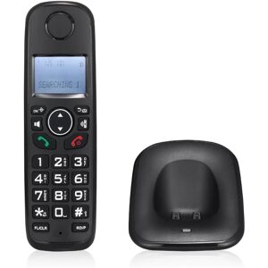 E5BA Cordless Landline Fixed Telephone Home Desk Phone with Caller Identification Sound Noise Reduction Telephones D1001