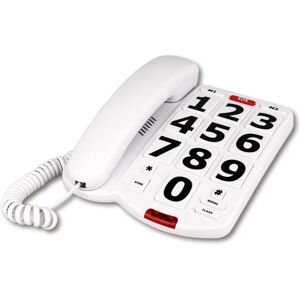 Corded Telephone Desktop House Phone Emegency Telephone Elderly Big Button Integrated Telephone for Home Office