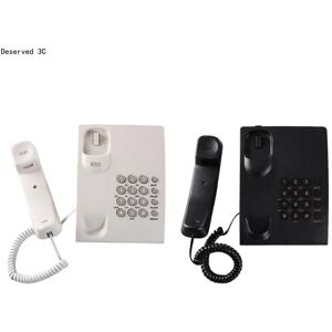 R9CB KXT 670 Corded Landline Phone Telephone with Mute, , and Redial Wall Mount Telephones Home Desk Phone Two