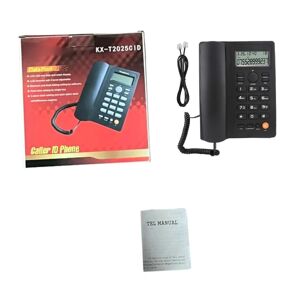 Corded Landline Telephone Desk House Phones with Large Buttons Phone KX-T2025 H7EC