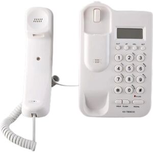 Corded Telephone for Desk Wired Landline Desktop House Phone Seniors Caller ID Integrated Telephone with Call for Home