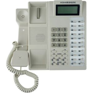 Expandable Corded Phone System with Caller ID/Call Waiting, 20  Dial Buttons, Business Office Telephone Landline