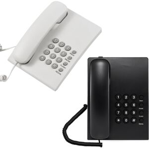 Telephone Corded Landline Phone Hold Ring Redial for Home Office Hotel Desktop