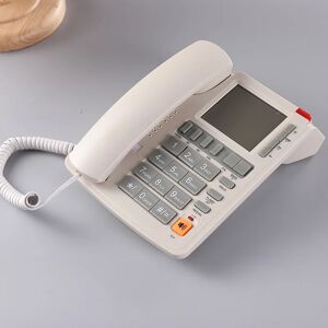 Desktop Corded Hotel Telephone Big Screen Landline Phone with LCD for Home Office Wired Caller ID Phones