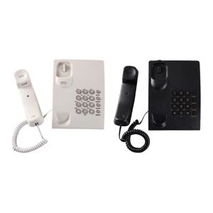 KXT 670 Corded Landline Phone Telephone with Mute, , and Redial Wall Mount Telephones Home Desk Phone Two N58E