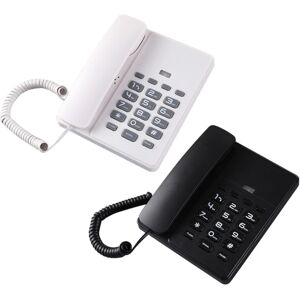 HCD Telephone Fixed Landline Office Corded Telephone Corded Landline Phone for Home Office Hotel Desktop