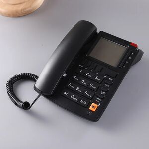 Corded Hotel Telephone Big Screen Landline Phone with LCD FSK DTMF Analog Telephone Set for Home Office Corded Caller ID Phones