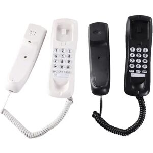 Wall Mounted Caller ID Telephone Wall Phone Fixed Landline Wall Hanging Telephones for Home and Office Use