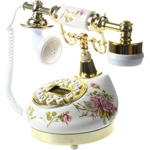 Vintage Landline Phone Classic Antique Retro Phone Corded Home Landline Phone Old Telephone for Home Office Hotel Decoration