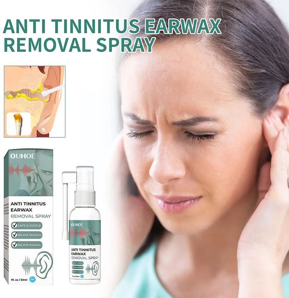 Anti Cochlear Earwax Blockage Removal Spray Relieve Health Itching Treatment Care Deafness 10ml Tinnitus Earache Oil H5G2