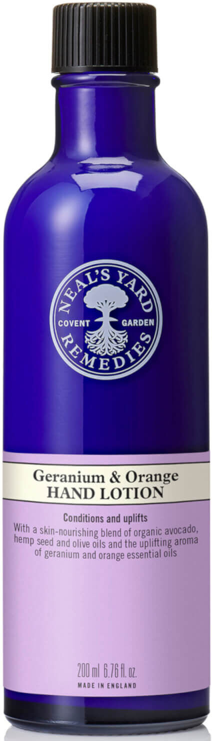 Neal's Yard Remedies Geranium & Orange Hand Lotion 200ml No Pump