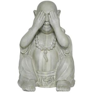 Buddha See No Evil Garden Ornament