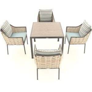 Tahiti Stone Top Dining Set