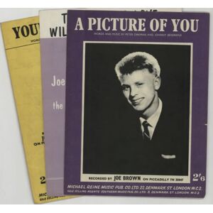 Joe Brown Quantity of Three Original Sixties Sheet Music Folios UK sheet music SHEET MUSIC