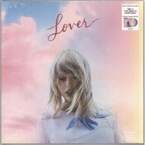 Taylor Swift Lover - Pink & Blue Vinyl - Sealed 2019 USA 2-LP vinyl set B0030972-01ST02
