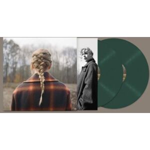 Taylor Swift Evermore - Green Vinyl - Sealed 2021 UK 2-LP vinyl set B0033410-01