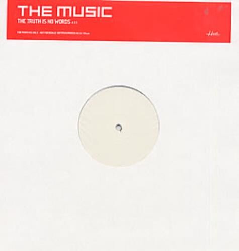 The Music The Truth Is No Words 2003 UK 12" vinyl HUTTP164