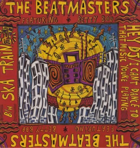 The Beatmasters Hey DJ / I Can't Dance To That Music You're Playing 1989 UK 12" vinyl LEFT34T